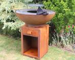 Barbecue plancha en acier corten, Tuin en Terras, Houtskoolbarbecues, Ophalen, Nieuw