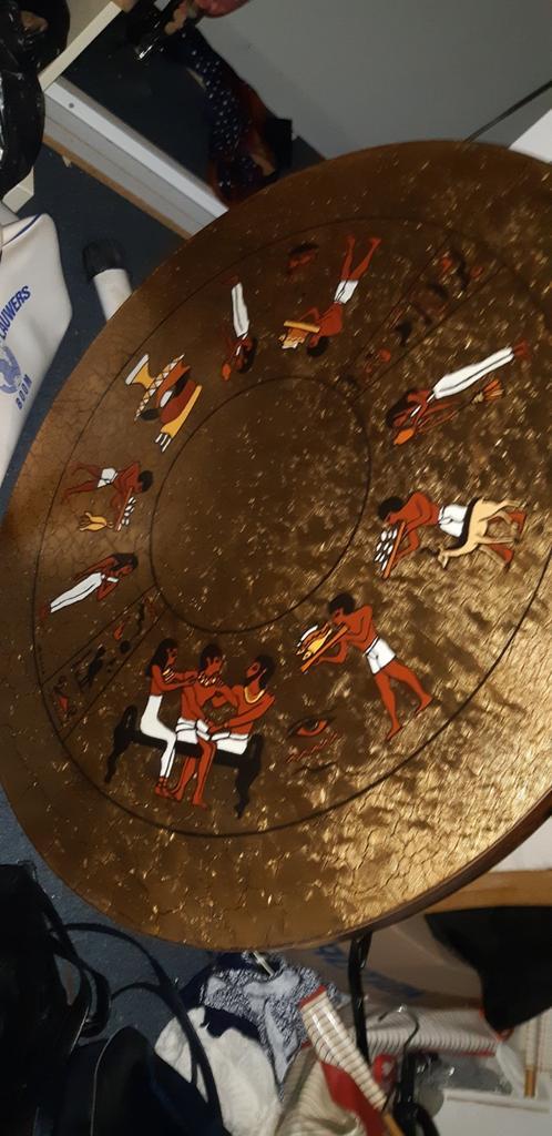 Belgium Mid-Century Modern Coffee Table with Tiles by Denisc, Antiek en Kunst, Antiek | Meubels | Tafels, Ophalen