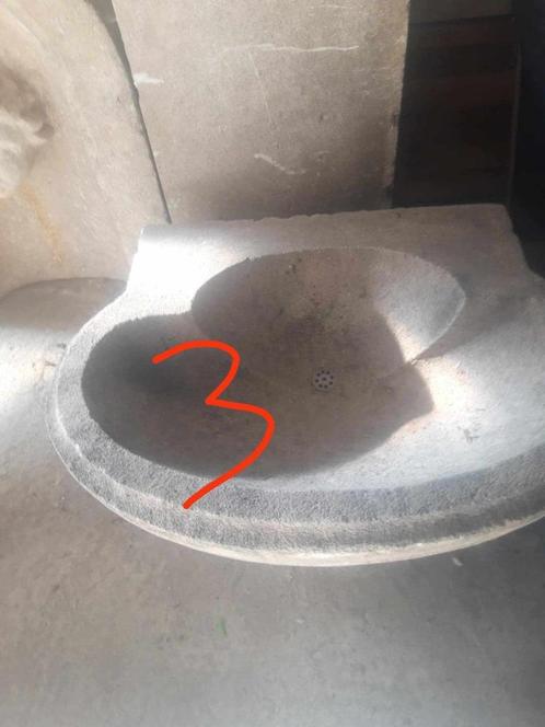 Éléments en pierre sculptée pour fontaine, décoration extéri, Diversen, Overige Diversen, Gebruikt, Ophalen