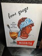 Reclame negrita, Ophalen of Verzenden, Gebruikt, Reclamebord