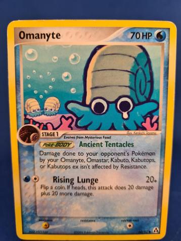 Omanyte 60/92 - Legend Maker, Hobby en Vrije tijd, Verzamelkaartspellen | Pokémon, Verzenden, Gebruikt
