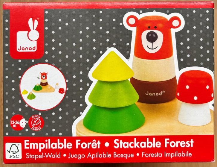 Baby cadeau - nieuw - Stapelwoud - prachtige houten blokken, Kinderen en Baby's, Speelgoed | Educatief en Creatief, Zo goed als nieuw