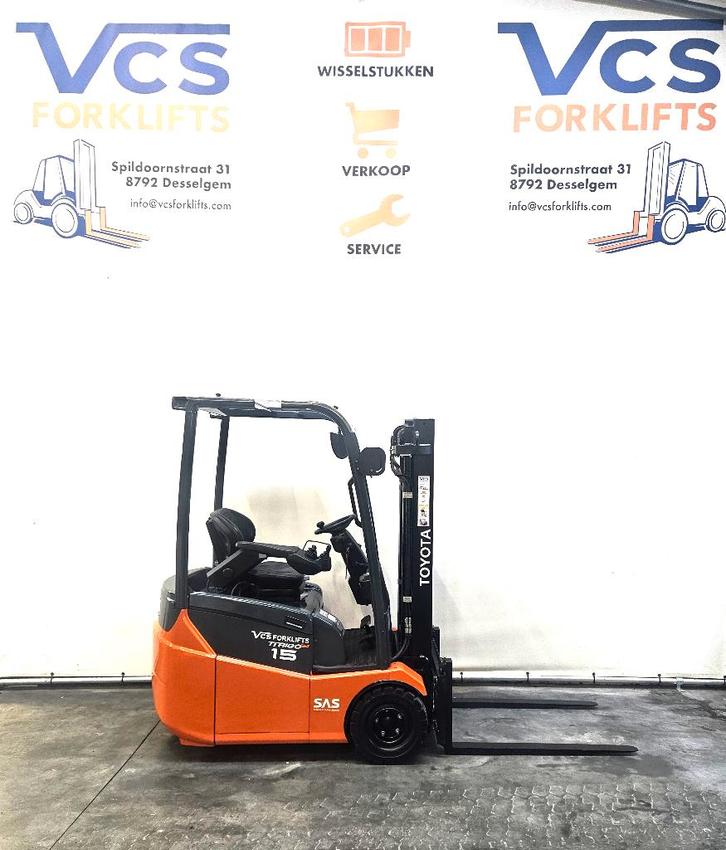 Elektrische heftruck: 1.5t TOYOTA als nieuw 930uren, Articles professionnels, Machines & Construction | Chariots élévateurs & Transport interne