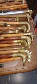 Canne pommeau en laiton