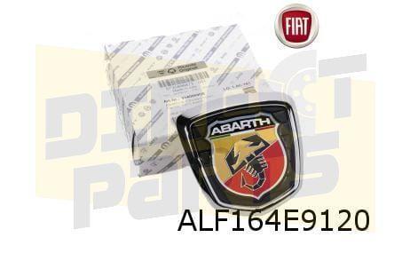Fiat 500 embleem logo ''Abarth" achterzijde Origineel!  7354, Auto-onderdelen, Carrosserie, Fiat, Nieuw, Verzenden