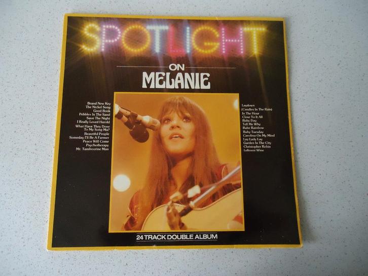 Dubbel LP  "Spotlight on MELANIE" anno 1981., CD & DVD, Vinyles | Pop, Comme neuf, 1980 à 2000, 12 pouces, Enlèvement ou Envoi