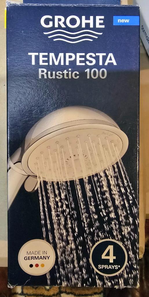 Grohe  Tempesta Handdouche /Hansgrohe Isiflex’B Doucheslang, Doe-het-zelf en Bouw, Sanitair, Chroom, Ophalen