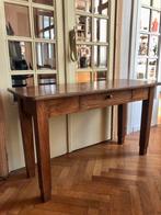 Massief houten bureau, Huis en Inrichting, Bureaus, Ophalen, Gebruikt, Bureau