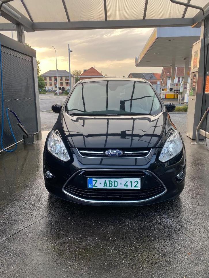 Ford C‐Max 1.0 ecoboost 2015, Auto's, Ford, Particulier, C-Max, Benzine, Euro 6, 5 deurs, Handgeschakeld, Zwart, Zwart, Ophalen