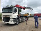 DAF CF 480 FAQ +Fassi Kraan F235A2.24 + Containerhaak TAM T2, Auto's, Vrachtwagens, Automaat, Euro 6, Wit, Cruise Control