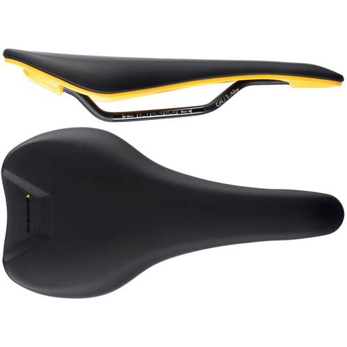Nukeproof Vector DH Pro Titanium comfort Zadel Black-Yellow, Fietsen en Brommers, Fietsaccessoires | Fietsgereedschap, Ophalen of Verzenden