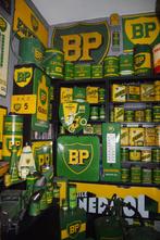 gezocht emaillebord BP energol reclamebord olie blik, Verzamelen, Ophalen, Gebruikt, Reclamebord