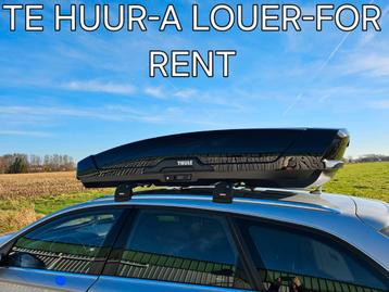 Dakkoffer thule motion XT XXL met 610l inhoud TE HUUR, Ophalen of Verzenden, Zo goed als nieuw