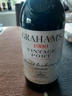 Graham's vintage port 1980, fles is wel leeg, mooi etiket, Ophalen, Port