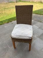 6 rieten stoelen gratis af te halen, Huis en Inrichting, Ophalen, Gebruikt, Bruin, Riet of Rotan