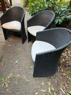 Terrasstoelen met kussens, Ophalen, Gebruikt