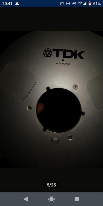 3 x alu nab reels, spoelen, bobines tdk, scotch, maxell beschikbaar voor biedingen