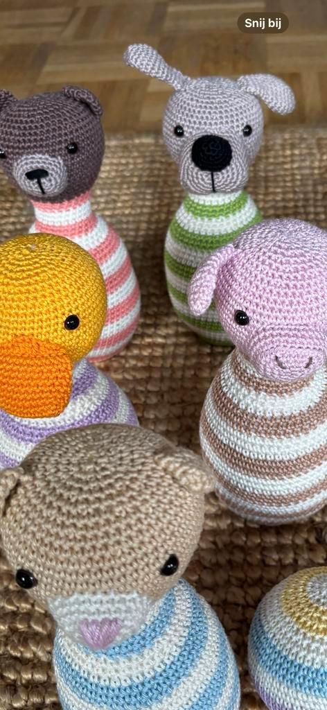 Zelfgemaakt kegelspel, Kinderen en Baby's, Speelgoed | Educatief en Creatief, Zo goed als nieuw, Ophalen of Verzenden