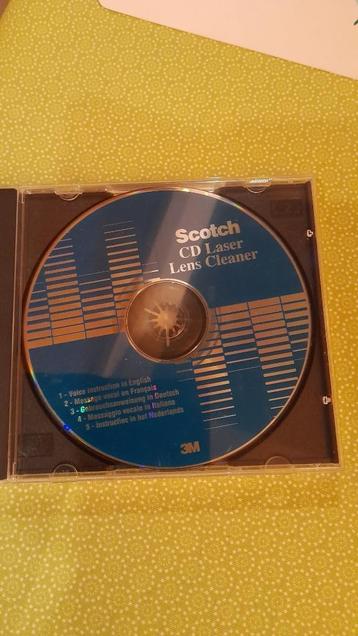 Scotch: CD laser en Lens cleaner NIEUW
