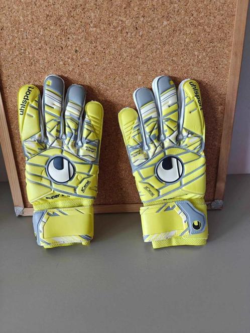 Keeperhandschoenen uhlsport  eliminator  supersoft, Sports & Fitness, Football, Neuf, Gants, Enlèvement