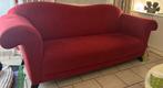 Canapé rouge en tissu, 200 à 250 cm, Enlèvement, Utilisé, Tissus
