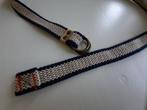 riem / ceintuur / beige-blauw /, Vêtements | Femmes, Ceintures, Enlèvement ou Envoi, Autres couleurs, Moins de 3 cm, 100 cm ou plus