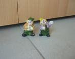 2 clown beeldjes, Ophalen of Verzenden