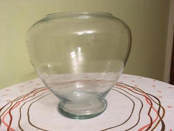 Moderne glazen vaas – perfecte nieuw staat - H : 25 cm beschikbaar voor biedingen