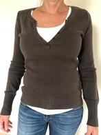 Benetton sweater voor dames, Ophalen, Gedragen, Bruin