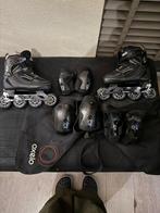 Rollerskates 32-35 met bescherming, Ophalen of Verzenden, Zo goed als nieuw, Bescherming