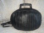 Bruine geweven leren tas van DELVAUX, Handtassen en Accessoires, Ophalen of Verzenden, Leer
