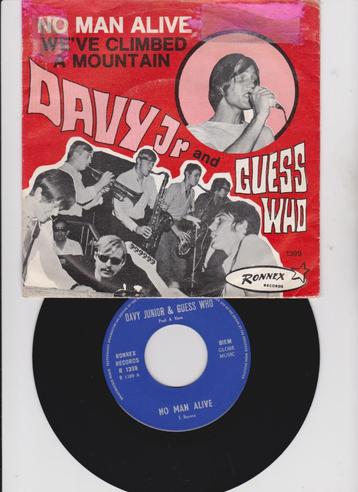 Davy Jr And Guess Who – No Man Alive  Mod Soul 1969, Enlèvement ou Envoi, Single, Utilisé, Pop