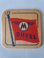 Bierviltje Duvel moortgat rood vlag, Duvel, Ophalen of Verzenden