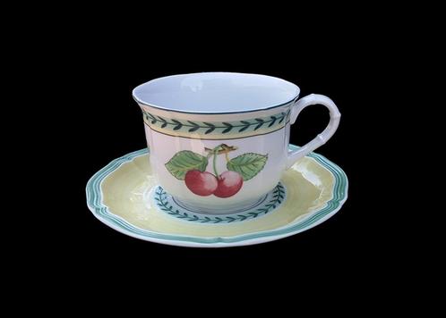Villeroy & Boch (French Garden) – Jumbokop met schotel, Antiek en Kunst, Antiek | Servies los, Verzenden
