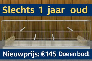 Italiaanse kweekkooi -120cm - zo goed als nieuw beschikbaar voor biedingen