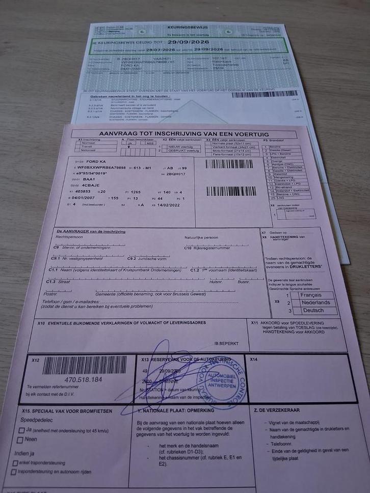 Gekeurd voor verkoop 1.3 benzine met 107200km en onderhoud, Auto's, Ford, Particulier, Ka, Bluetooth, Radio, USB, Benzine, Euro 4