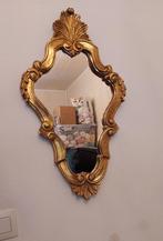 Petit miroir ancien orné d'or H 63 L 36, Moins de 50 cm, Envoi, Moins de 100 cm, Autres formes