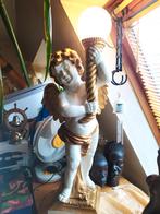 Vintage hars engel lamp? 95cm, Gebruikt, Ophalen of Verzenden