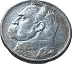 Polen 2 zl Jozef Pilsudski 1934 zilver, Ophalen of Verzenden, Polen, Losse munt, Zilver