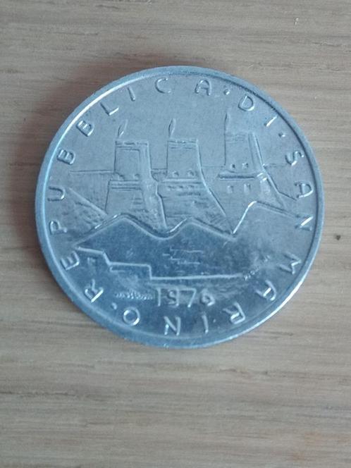 SAN MARINO 5 Lire 1976 - FAO, Postzegels en Munten, Munten | Europa | Niet-Euromunten, Losse munt, Overige landen, Ophalen of Verzenden
