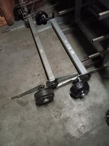 Geremde assen voor aanhangwagen Anssems MSX /Eduard NIEUW! beschikbaar voor biedingen