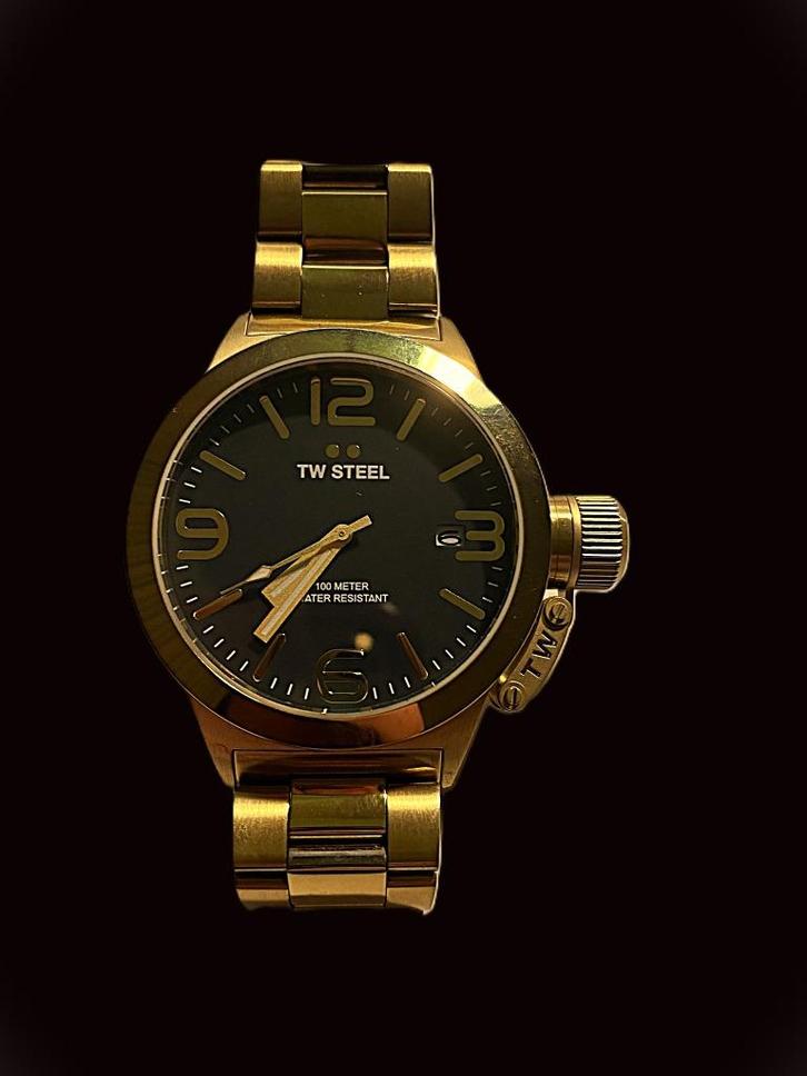 TW STEEL CB91 mannenhorloge, Handtassen en Accessoires, Horloges | Heren, Zo goed als nieuw, Polshorloge, Staal, Staal, Ophalen of Verzenden