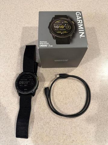 Garmin Enduro 3 + 4 extra polsbandjes & 5 screenprotectors beschikbaar voor biedingen