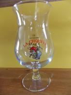 Glas La Chouffe : Magic Chouffe zwarte letters 25 cl (2 ex.), Verzamelen, Ophalen, Zo goed als nieuw, Glas of Glazen