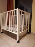 Park Childhome Belgium blanc + safe sleep matelas + housses, Enlèvement, Comme neuf, Rectangulaire, Réglable en hauteur