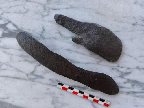 2 Amerikaanse bomscherven uit de Tweede Wereldoorlog, Verzamelen, Militaria | Tweede Wereldoorlog, Ophalen of Verzenden