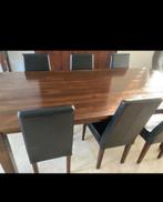 Kastanjehouten eettafel, Huis en Inrichting, Tafels | Eettafels, Ophalen, Gebruikt, 200 cm of meer, 50 tot 100 cm
