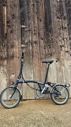 Brompton blauwe H6R dynamonaafdrager met 6 versnellingen, ac, Fietsen en Brommers, Fietsen | Vouwfietsen, Ophalen, Brompton, 14 tot 16 inch