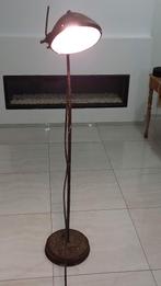Lampadaire industriel antique robuste, Maison & Meubles, Enlèvement ou Envoi, Utilisé, Métal, 100 à 150 cm