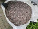 Kiezel grind grijs-roze keien keitjes +-500 kg, Tuin en Terras, Grind, Keien en Split, Ophalen, Grijs, Grind